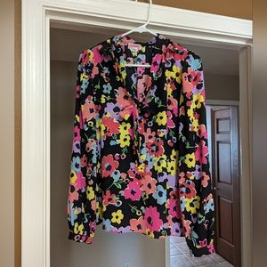 Kate Spade Wildflower Bouquet Blouse